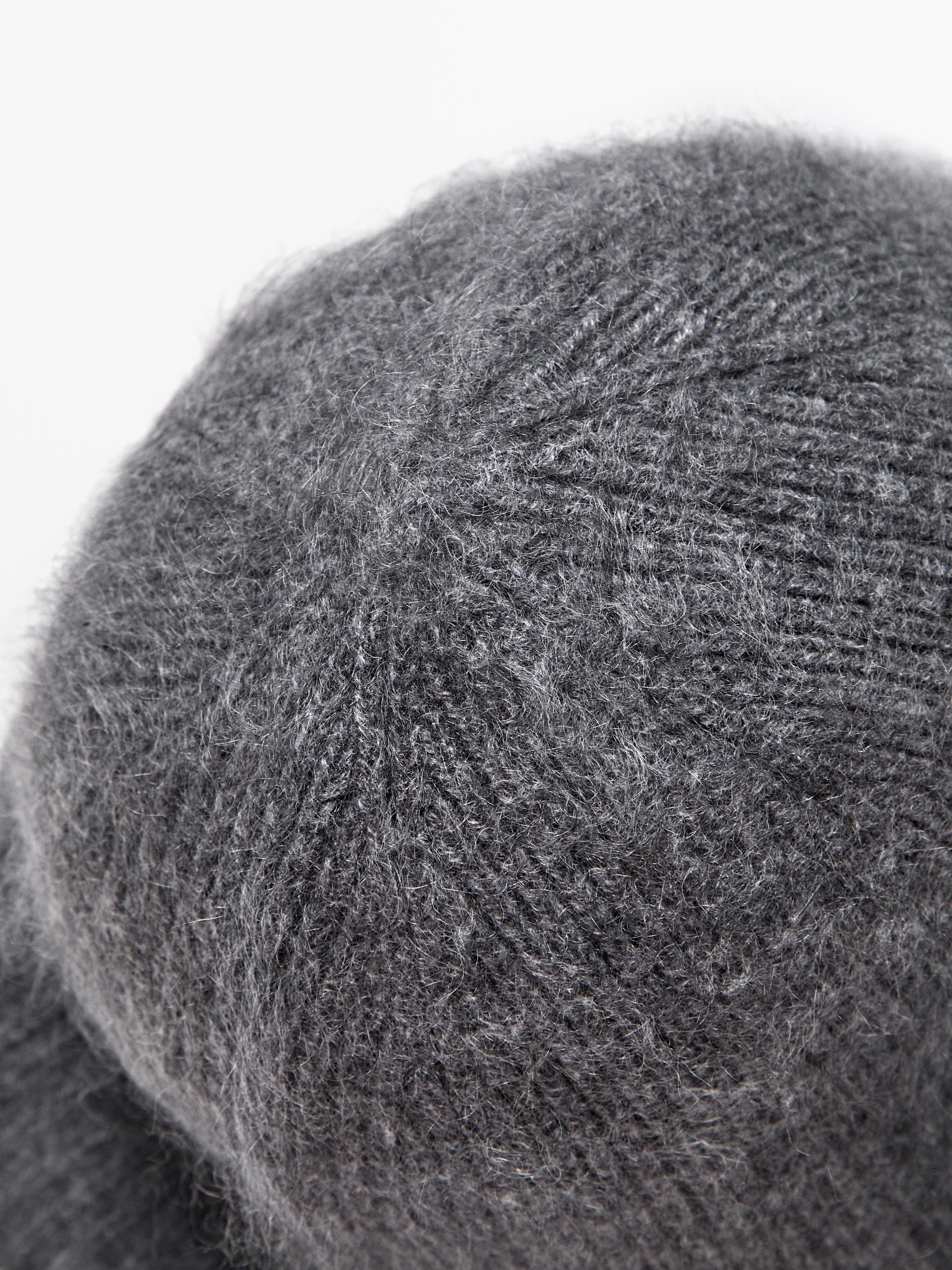 Cashmere blend bucket hat